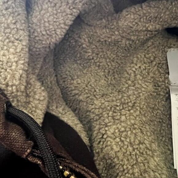 Branded Y2K Sandstone Jackson Coat Brown Sherpa Lined Carhartt Mens 4XL Tall EUC - Picture 4 of 13